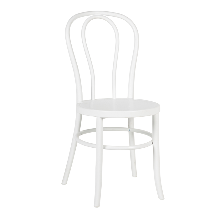 bentwood white resin chair